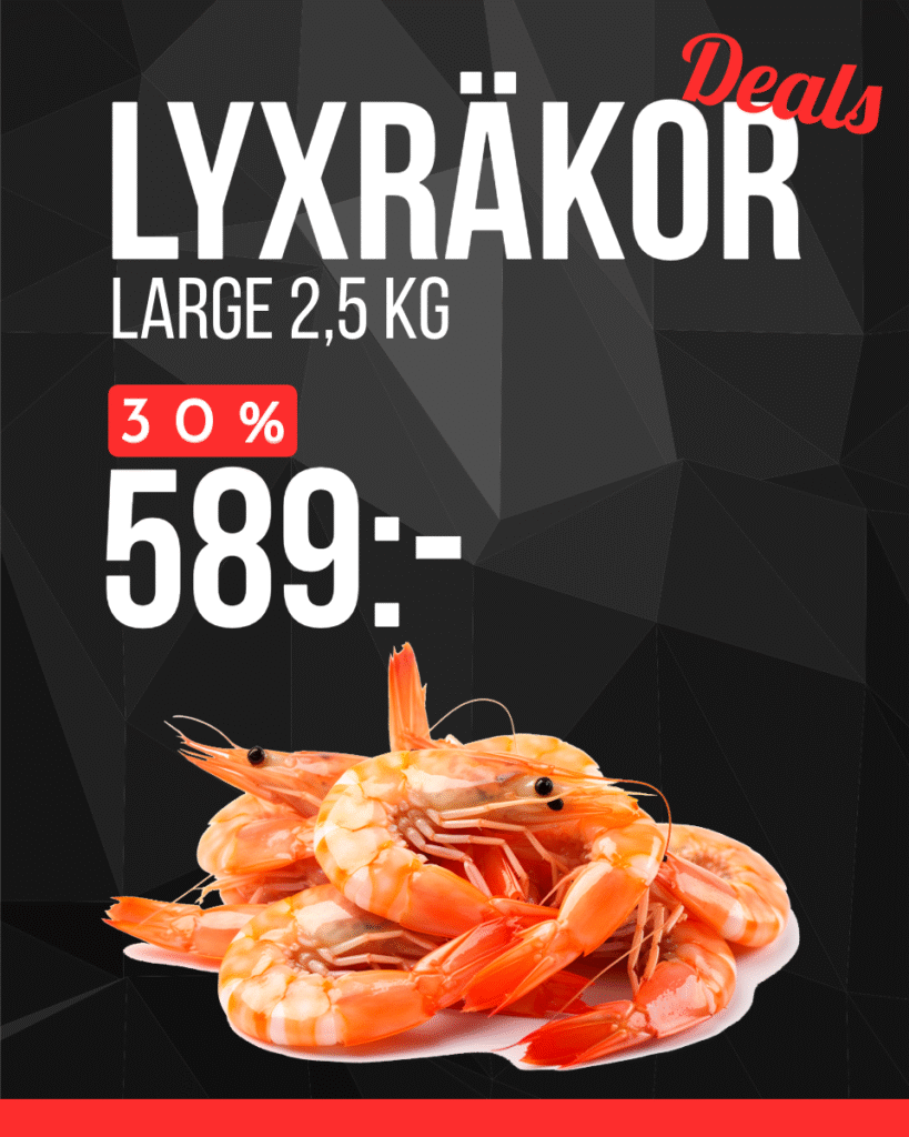 Lyxräkor Black week